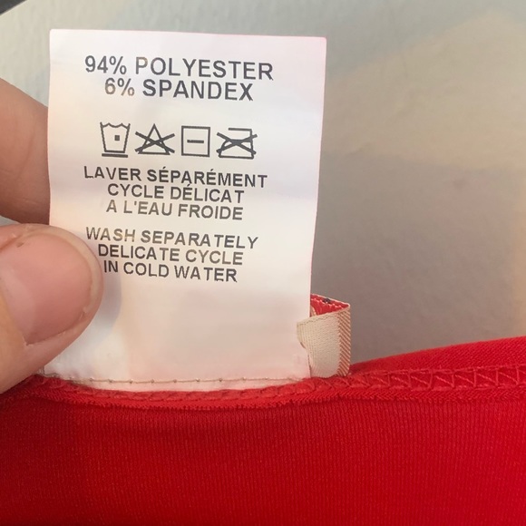 NWOT / Kim & Co. / Red / Stretch / Midi Dress - Picture 7 of 12